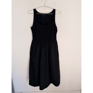 SPANX SPANXsmooth™ Jersey Mixed Media Midi Minimalist Dress Size L